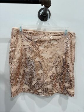 Sequin Mini Skirt